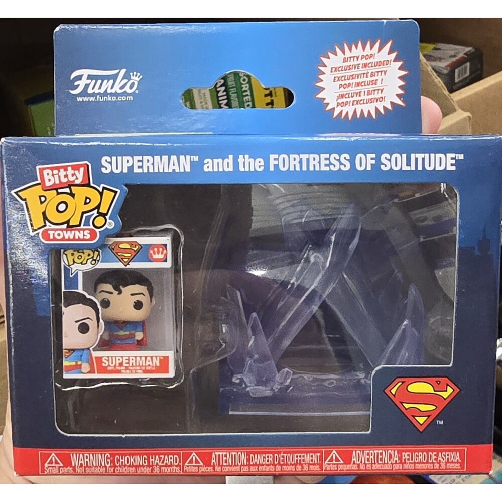Funko Bitty Pop! Towns Pop! Vinyl Superman Fortress of Solitude Exclusive
